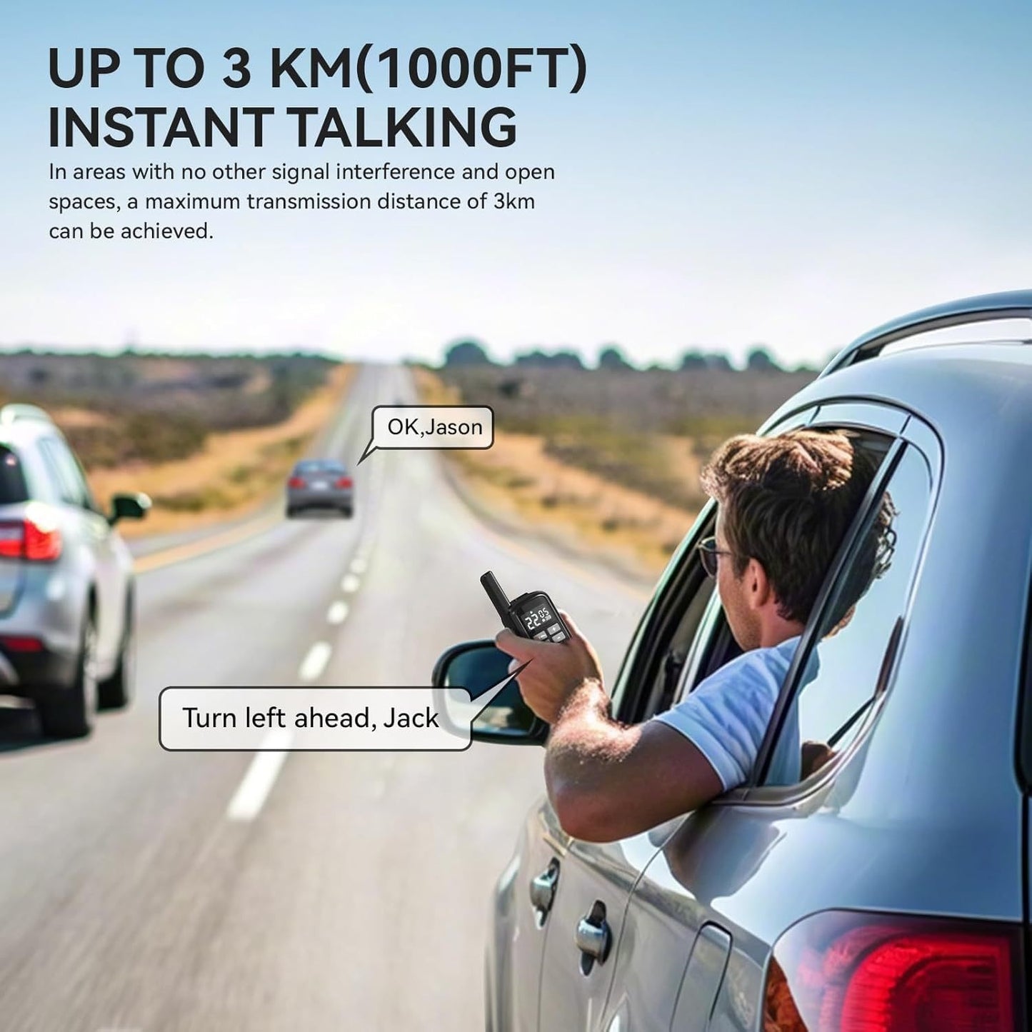 Long Range Walkie Talkies Two Way Radios 22 FRS Channels