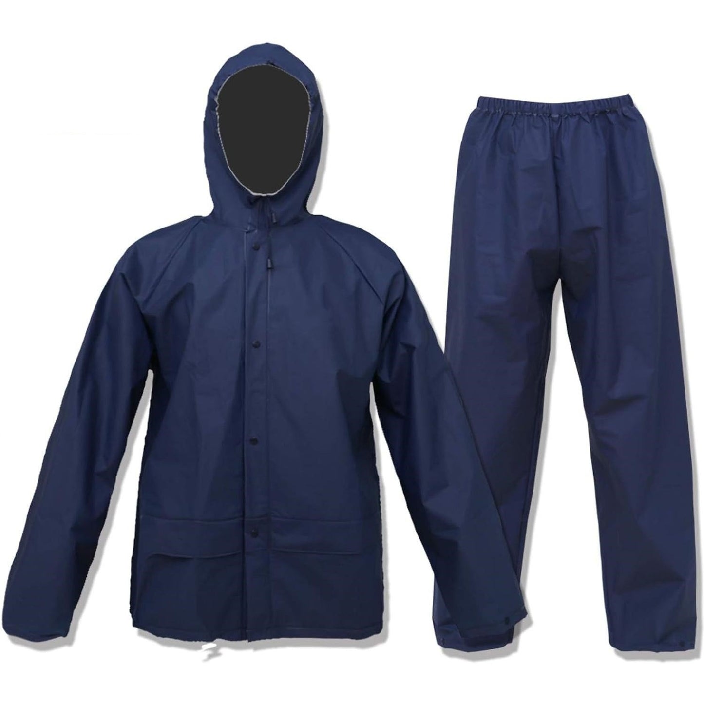 Ultra Lite Rain Coat With Pants Navy Waterproof Rain Gear