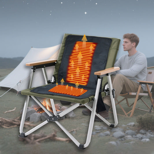 3 Settings USB Heating Seat Cushion Portable Foldable Pad For Outdoor Activities