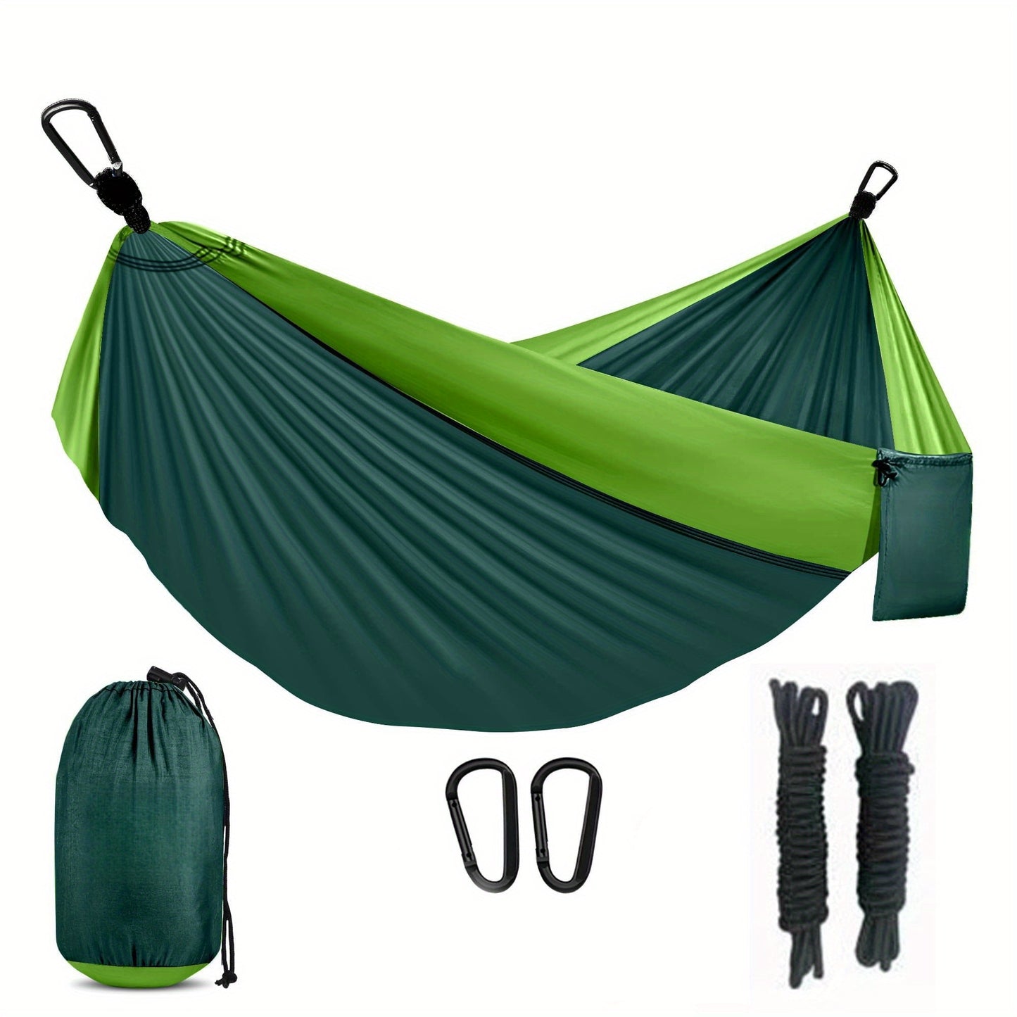 Camping Hammock Double And Single Nylon With Straps