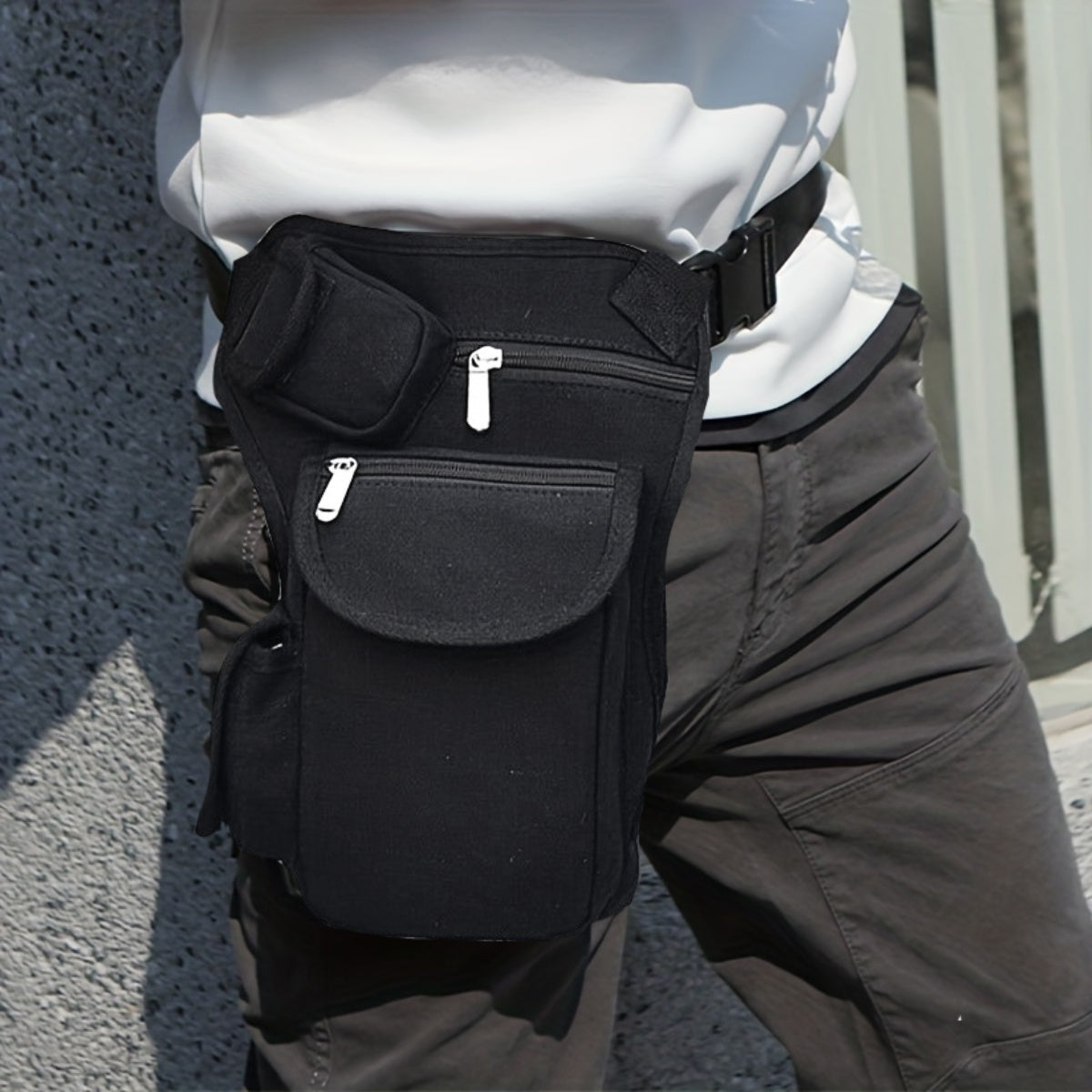 Tactical Oxford Cloth Leg And Waist Pack Hands Free Bag