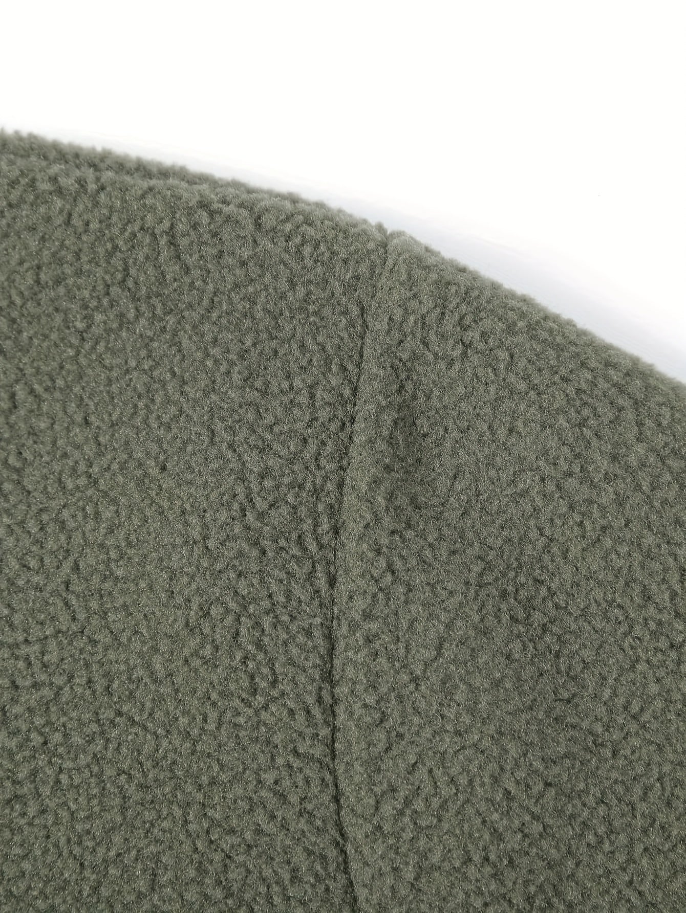 Mens Warm Breathable Half Zip Fleece Sweatshirt Black