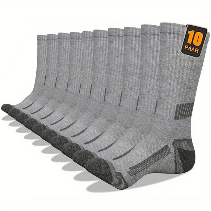 Mens Thermal Socks With Arch Support Cushioned Heel And Toe