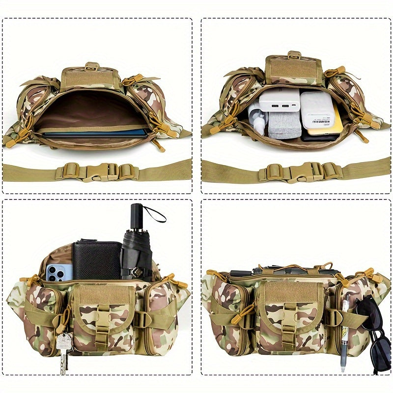 Camouflage Hunting Waist Bag Tactical Fanny Pack Oxford