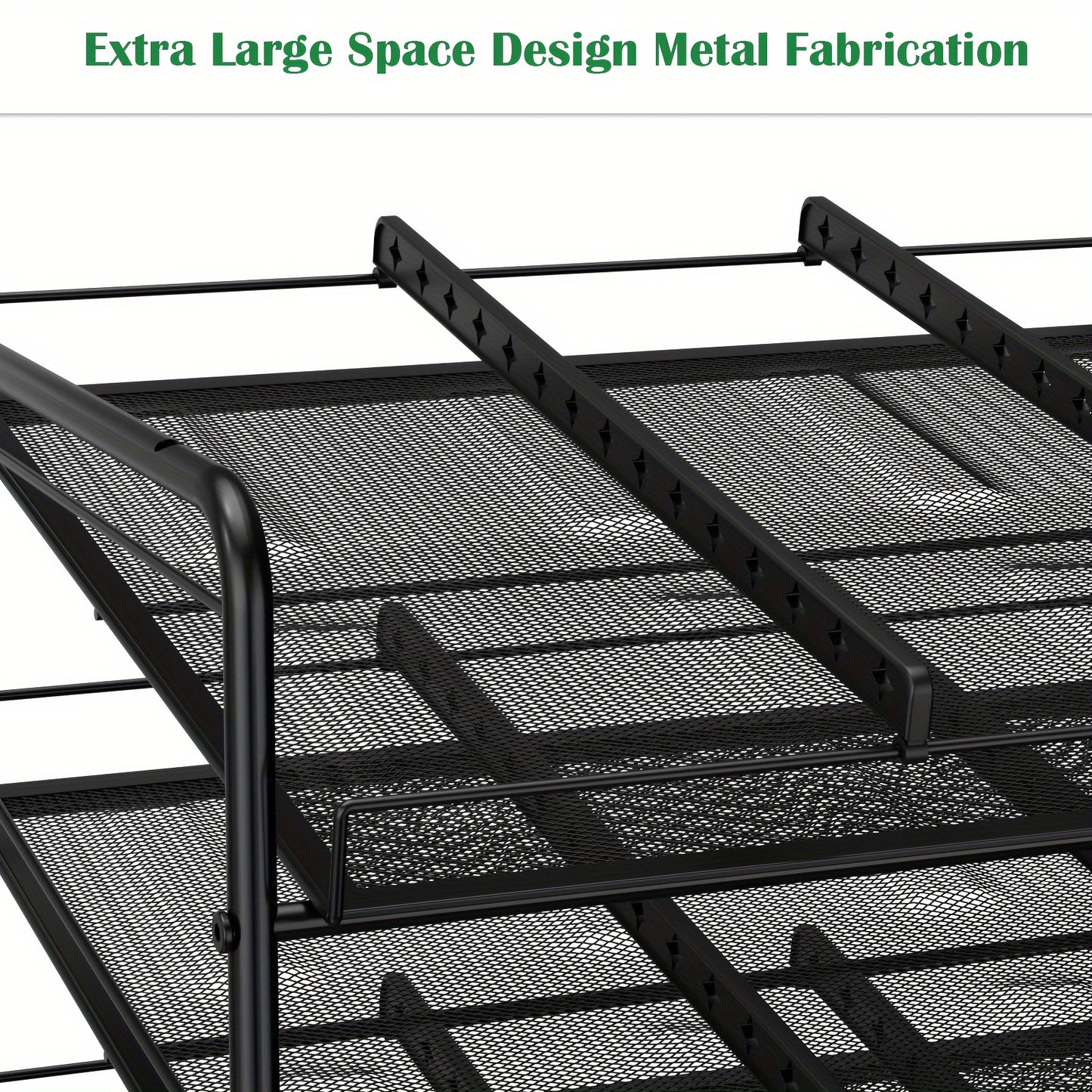 Large Capacity Metal Wire Can Holder With Adjustable Dividers For Pantry And Kitchen Cabinets Holds 84 Cans