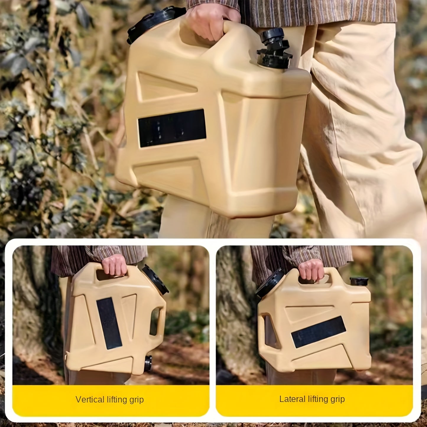 Military Green Portable Water Tank Leakproof Faucet 11L