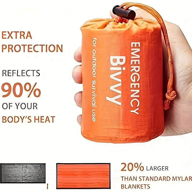 Lightweight Survival Sleeping Bag Emergency Shelter Orange