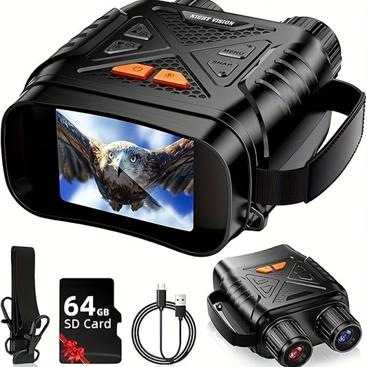 HD Night Vision Binoculars 10x Zoom Infrared for Adults