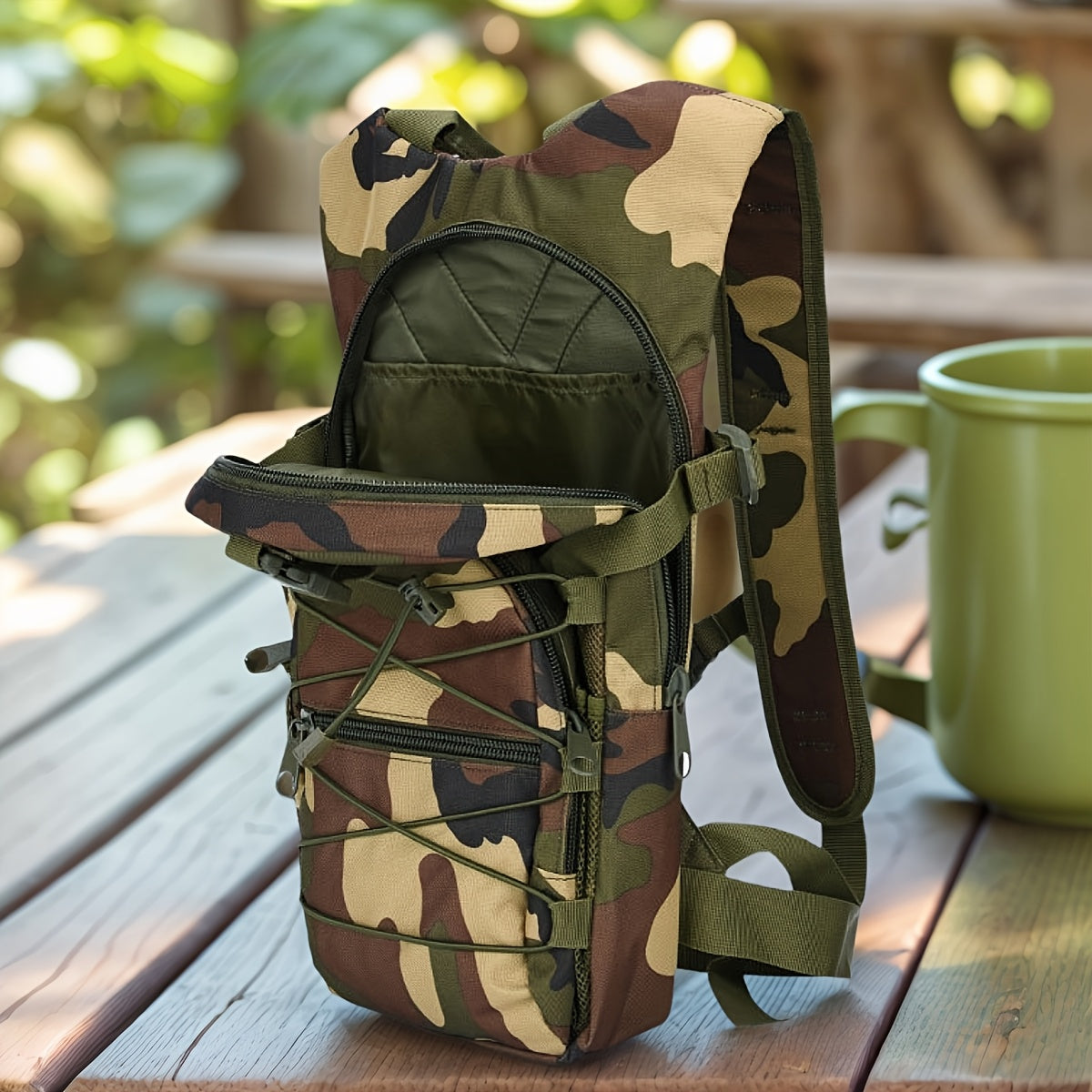 Lightweight Hydration Backpack With Built In Water Bladder