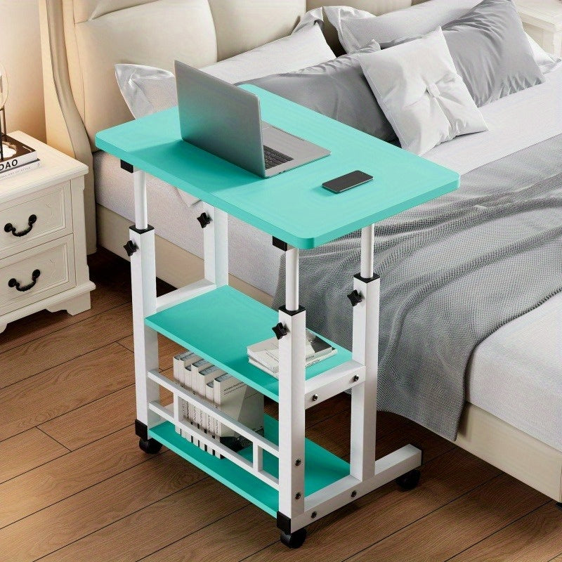 Adjustable Portable Rolling Standing Desk for Small Spaces