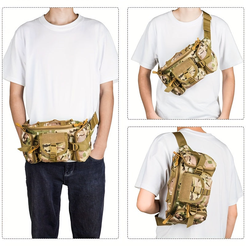 Camouflage Hunting Waist Bag Tactical Fanny Pack Oxford