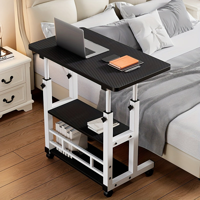 Adjustable Portable Rolling Standing Desk for Small Spaces