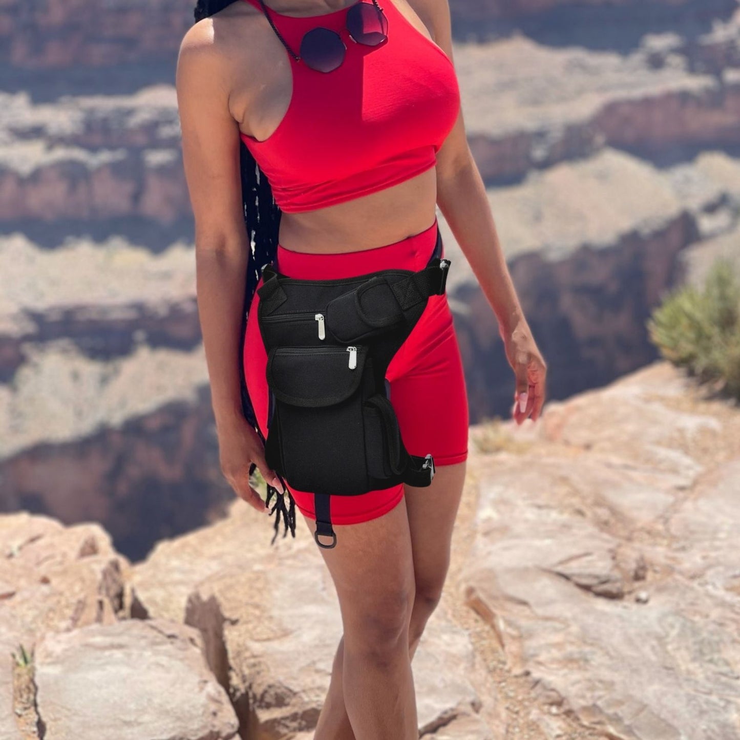 Tactical Oxford Cloth Leg And Waist Pack Hands Free Bag